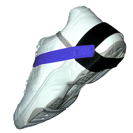 Transforming Technologies Heel Grounder, 1.25" Cup, Stretch HOOK AND LOOP, 1 Meg, Blue HG1360B